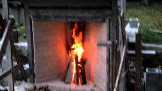 60quot outdoor Rumford fireplace [upl. by Leinahtam945]