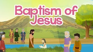 Jesus is Baptized  100 Bible Stories [upl. by Nahgam]