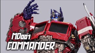 Transformers 4th Party MD001 Optimus Prime THREEZER OP review [upl. by Atte]