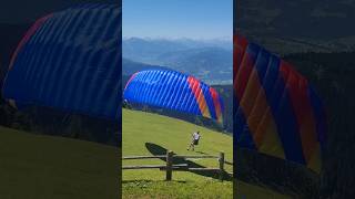 Paragliding launch in Werfenweng paragliding parapente [upl. by Ynoble168]