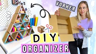 ZIMMER SCHNELL UND ORDENTLICH AUFRÄUMEN 🆘🤯 DIY Schreibtisch Organizer  Cali Kessy [upl. by Grishilde941]