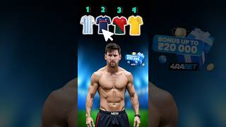 Messi Jersey Challenge 👕 ❌ football messi leomessi fifa futbol [upl. by Kathie146]