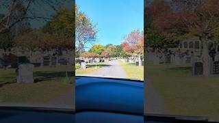 Fall Foliage New England Catholic Cemetery [upl. by Llerryt]