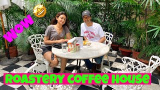 Roastery COFFEE House\\Best Outdoor CAFE in Kolkata \\Bengali Food Vlog\\ iphone 11 vlog [upl. by Emiolhs946]