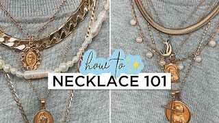 the art of layering necklaces [upl. by Pence]