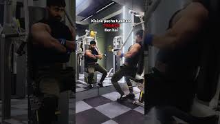 Day 8365 kisi ne pucha ap ka trainer kon hai gymlife fitnesslife shortvideos love reels sad [upl. by Pennington]