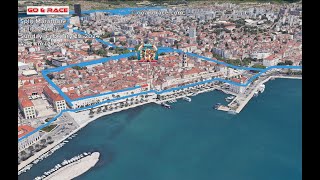 Split Marathon 2024 fly over the marathon course [upl. by Htaeh]