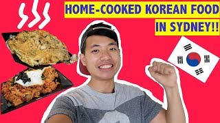 HomeCooked Korean Food in Sydney Part 1Cooking 한국 집밥   Kimchi Fried Rice amp Seafood Pancake [upl. by Nageam]