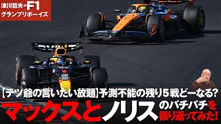 予測不能の残り5戦どーなる？マックスとノリスのバチバチを振り返ってみた【テツ爺の言いたい放題】 [upl. by Podvin]