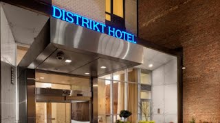 Distrikt Hotel New York City  Where To Stay In Manhattan  Quick Video Tour [upl. by Virginie]