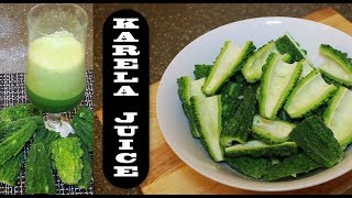 How To Make Karela Juice  Bitter Gourd Juice Recipe [upl. by Ardle252]