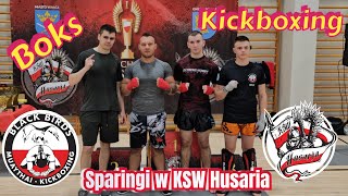 Sparingi w KSW Husaria Wałcz muaythai kickboxing boxing mma [upl. by Nyladam]