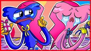 KISSY MISSY IS SO SAD WITH HUGGY WUGGY Love Story Poppy Playtime Animation 17 [upl. by Dearden]