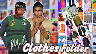 URBAN MALE CC FOLDER  150  ITEM   The Sims 4 [upl. by Linnell62]