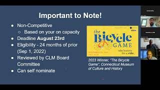 CLM Awards of Merit Info Session [upl. by Eanehs]