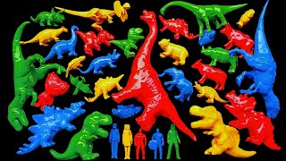 Black TRex attacks on Dinosaurs and caged them  Gorilla rescue the Dinosaurs From Black TRex [upl. by Gerstein159]