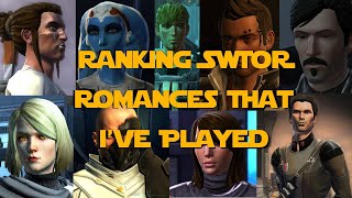 Ranking SWTOR Romances That Ive Played [upl. by Roswald]