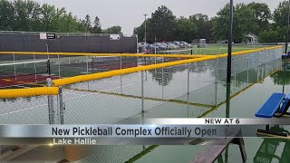 New pickleball complex officially open [upl. by Ayifas]