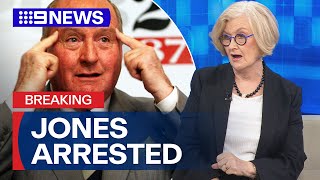 SMH investigative reporter on Alan Jones reportedly arrested  9 News Australia [upl. by Inez419]