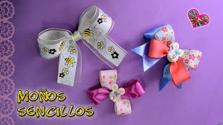 🎀 DIY Tres Moños Sencillos Para el Cabello Fácil  Mariu Belo [upl. by Anomor]