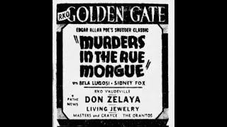 Murders in the Rue Morgue 1932  Ads amp Listings [upl. by Mclaurin]