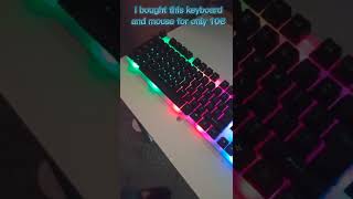 reviewing the hoco GM11 keyboard and mouse [upl. by Alatea]