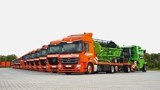 Lkw ReportageMit dem Tieflader durch Europa [upl. by Harbird457]