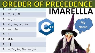 Order of Precedence in C  Class 12 Computer NBF FBISE  Study With Me [upl. by Kalagher]