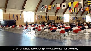 Officer Candidate School OCS Class 0225 Graduation Ceremony [upl. by Billmyre]