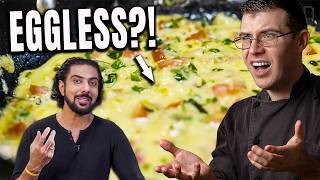 Pro Chef Reacts To Chef Ranveer Brars EGGLESS Omelette [upl. by Radnaskela]