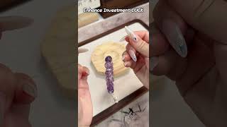 Today we make Brazilian Amethyst Bracelet bracelet  HealingCrystals energyhealingfengshui [upl. by Jangro]