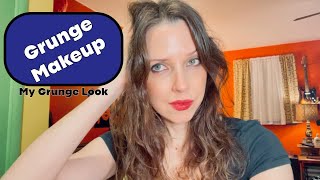 GRUNGE MAKEUP LOOK  Step by step guide [upl. by Pulchi679]