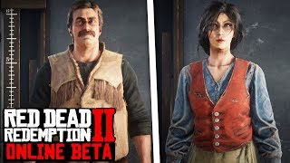 Red Dead Online Character Creation Male amp Female Customization Red Dead Redemption 2 Online [upl. by Kenn]