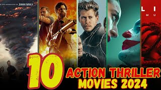 Top10 Action Thriller Movies 2024  Best Action Movies 2024 [upl. by Hallette]