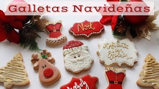 Cómo Decorar Galletas De Navidad [upl. by Selig328]