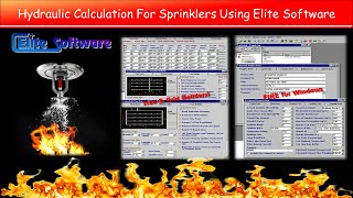 NFPA 13 Fire Sprinkler Elite Software Hydraulic Calculation for Light Hazard [upl. by Legnaesoj]