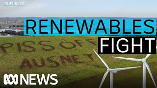 The NIMBY fight threatening Australias clean energy targets  The Business  ABC News [upl. by Eissoj]