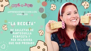 Cómo elaborar una deliciosa masa de galletas de mantequilla ideal para galletas con royal icing [upl. by Lind572]