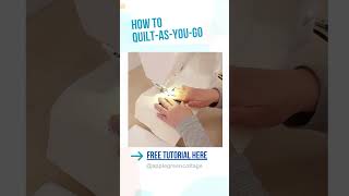 How to  Quilt as you go [upl. by Suhploda23]