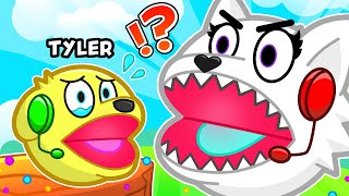 TYLER vs SNOWI in Roblox Ball Eating Simulator [upl. by Mccarty]