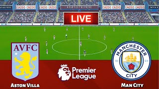 Aston Villa vs Manchester City  Premier League 202425  Live Football Match  PES 21 [upl. by Ierbua]