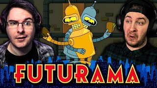 FUTURAMA Season 4 Episode 15 REACTION  The Farnsworth Parabox [upl. by Minsat736]