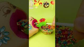 Handy Eating Challenge 👄 ASMR Eating Show 🔥 challenge snacks candy emoji satisfyingasmr shorts [upl. by Calisa]