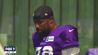 Everson Griffen back with the Minnesota Vikings  FOX 9 [upl. by Tuorah356]