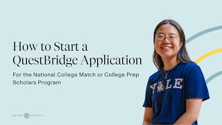 How to Start a QuestBridge Application [upl. by Vogel162]