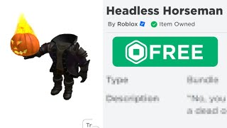 Roblox ACTUALLY Just Made Headless FREE [upl. by Llig]