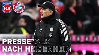 Pressetalk nach FC Heidenheim  FC Bayern  🇩🇪 [upl. by Newsom]