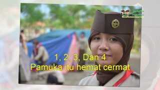 Lagu pramuka pantun pramuka 1 2 3 dan 4 [upl. by Labana]