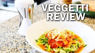 Veggetti Review  Spiral Vegetable Slicer [upl. by Londoner44]