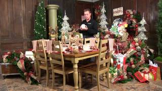 2013 Christmas Dinnerware Walkthrough  Trees n Trends  Unique Home Decor [upl. by Homer]